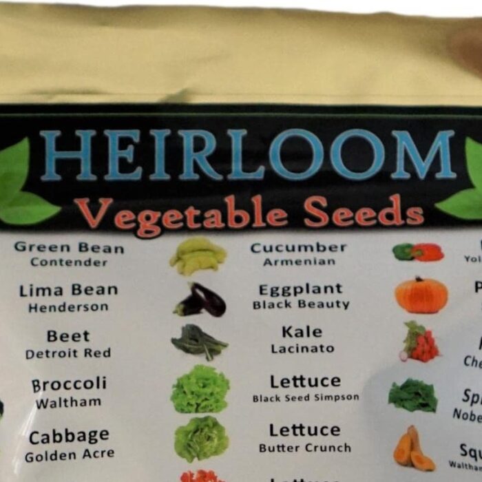 Heirloom seed pack - 2000 seeds